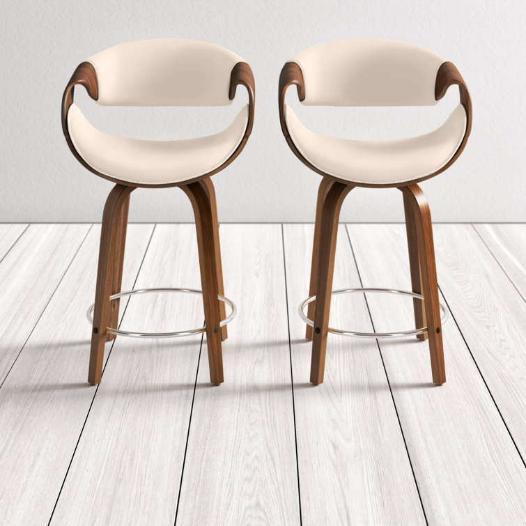 Foundstone™ Bombay Swivel Counter & Bar Stool & Reviews Wayfair